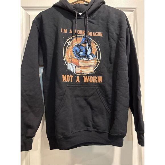 I'm a Book Dragon Hoodie size Small - Picture 1 of 2